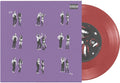 the album cover for Olivia Rodrigo - drivers license / burning down the house [Translucent Red]