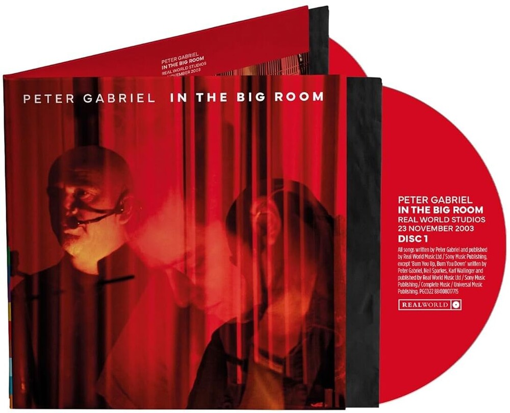 the album cover for Peter Gabriel - In The Big Room