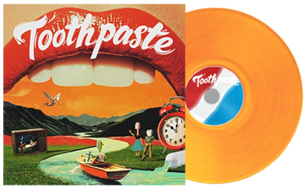 the album cover for Crystal Tides - Toothpaste [Colored Vinyl] (Org) (Uk)