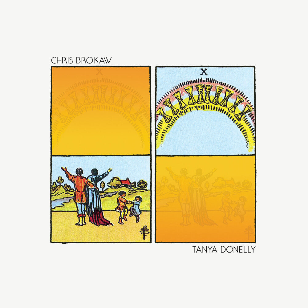 the album cover for Tanya Donelly  / Brokaw,Chris - Undone Is Done Again [Colored Vinyl] (Ylw) [Download Included]