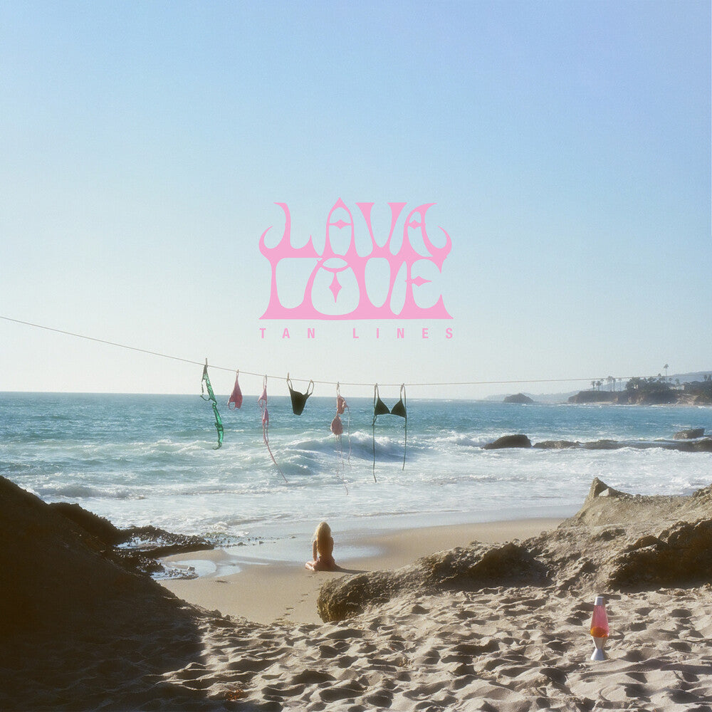 the album cover for Lavalove - Tan Lines [Wave Marble]