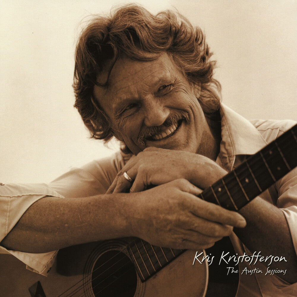 the album cover for Kris Kristofferson - Austin Sessions [Colored Vinyl] (Gol) [Limited Edition] (Exp)