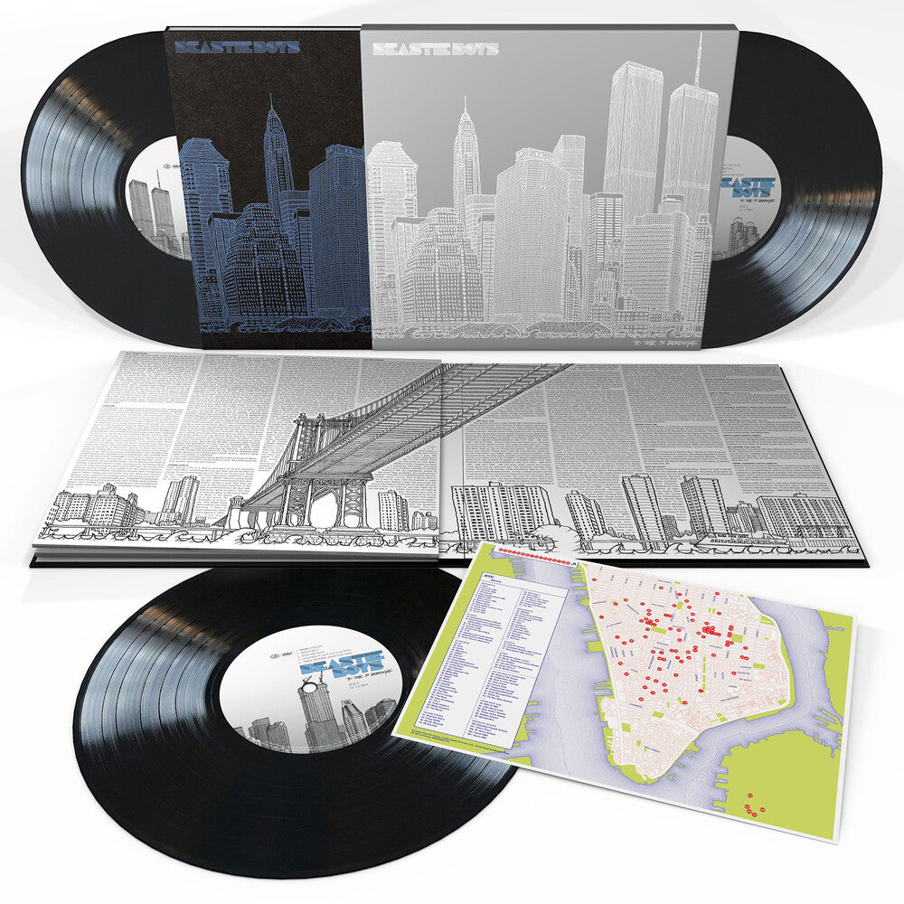 the album cover for Beastie Boys - To The 5 Boroughs Deluxe Edition