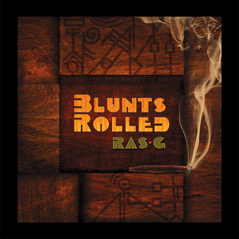 the album cover for Ras_G - BLUNTS ROLLED [160g Black Vinyl]