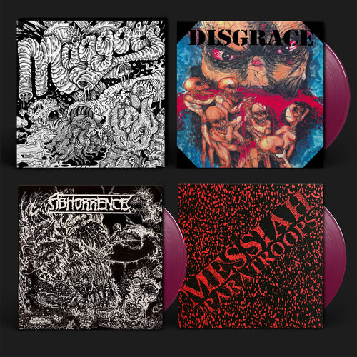 the album cover for Abhorrence - Maggots: Original Artyfacts From The First Finnish