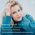 the album cover for Karina Canellakis - Rachmaninoff: Bells & Symphonic Dances
