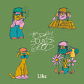 the album cover for Like - Today Sounds Good [Tangerine]