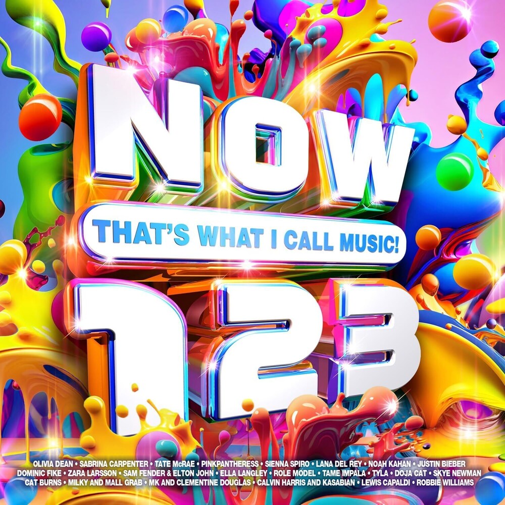 the album cover for Now That's What I Call Music 123 / Various (Uk) - Now That's What I Call Music 123 / Various (Uk)