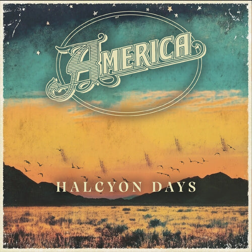 the album cover for America - Halcyon Days