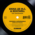 the album cover for Emma Lee M.C. & Roccwell - Cravings & Withdrawals (feat. Bahamadia) [Retrogott Remix]