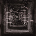 the album cover for Demonic Possessor - Porous Chambers