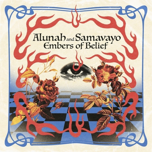 the album cover for Alunah & Samavayo - Embers of Belief