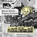 the album cover for Raging Nathans & Horace Pinker - Split
