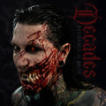 the album cover for Motionless In White - Decades (red Vinyl)