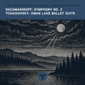 the album cover for Radio & Television Orchestra - The Treasury of Great Classics - Russian Spectacular - Vol. 1. Rachmaninoff: Symphony No. 2 & Tchaikovsky: Swan Lake Ballet Suit