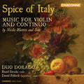 the album cover for Duo Dorado - Spice Of Italy - Music For Vn & Continuo By Nicola