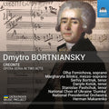 the album cover for Olha Fomichova - Dmytro Bortniansky: Creonte