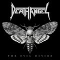 the album cover for Death Angel - Evil Divide (2lp/gatefold/clear / Black Splatter Vinyl) (i)