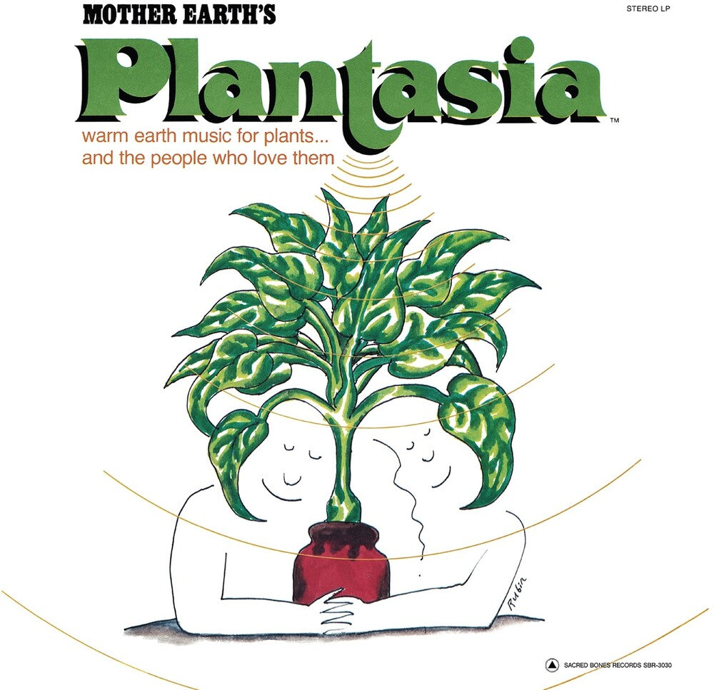 the album cover for Mort Garson - Mother Earth's Plantasia - 50th Anniversary [Multicolor Eco Mix]