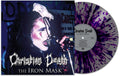 the album cover for Christian Death - The Iron Mask [Purple/Silver Splatter]