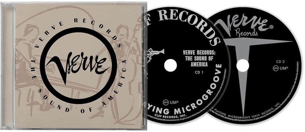 the album cover for Various Artists - Verve Records: The Sound Of America