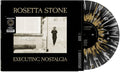 the album cover for Rosetta Stone - Executing Nostalgia [Black/Gold/White Splatter]