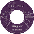 the album cover for Charities - Movin' On / I'm Still Learning How [Colored Vinyl] (Slv)