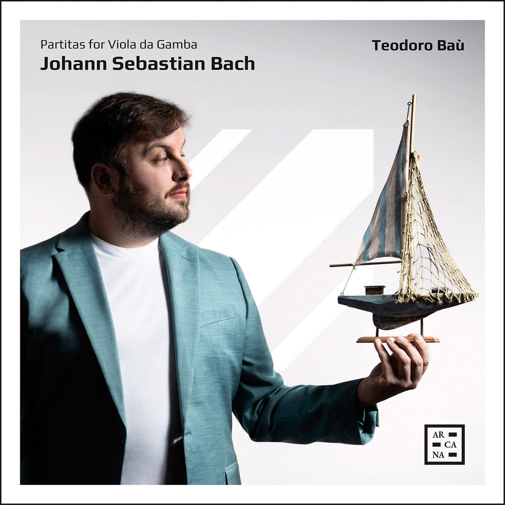 the album cover for Teodoro Bau - Bach: Partitas For Viola Da Gamba
