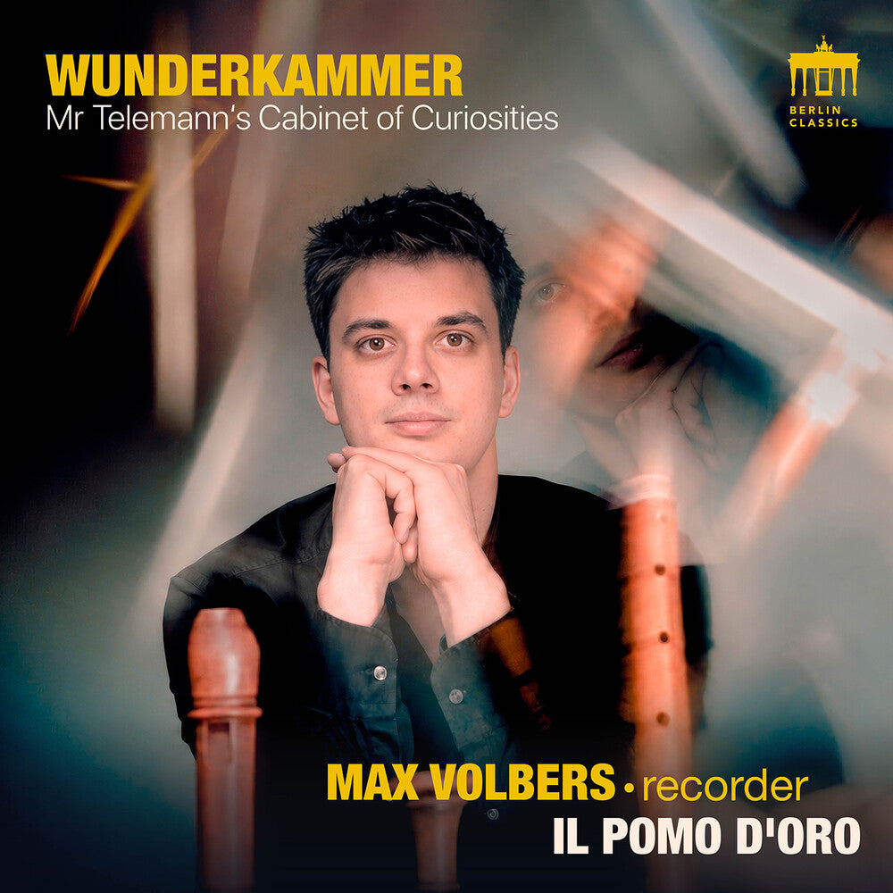 the album cover for Max Volbers - Wunderkammer - Mr. Telemann's Cabinet Of