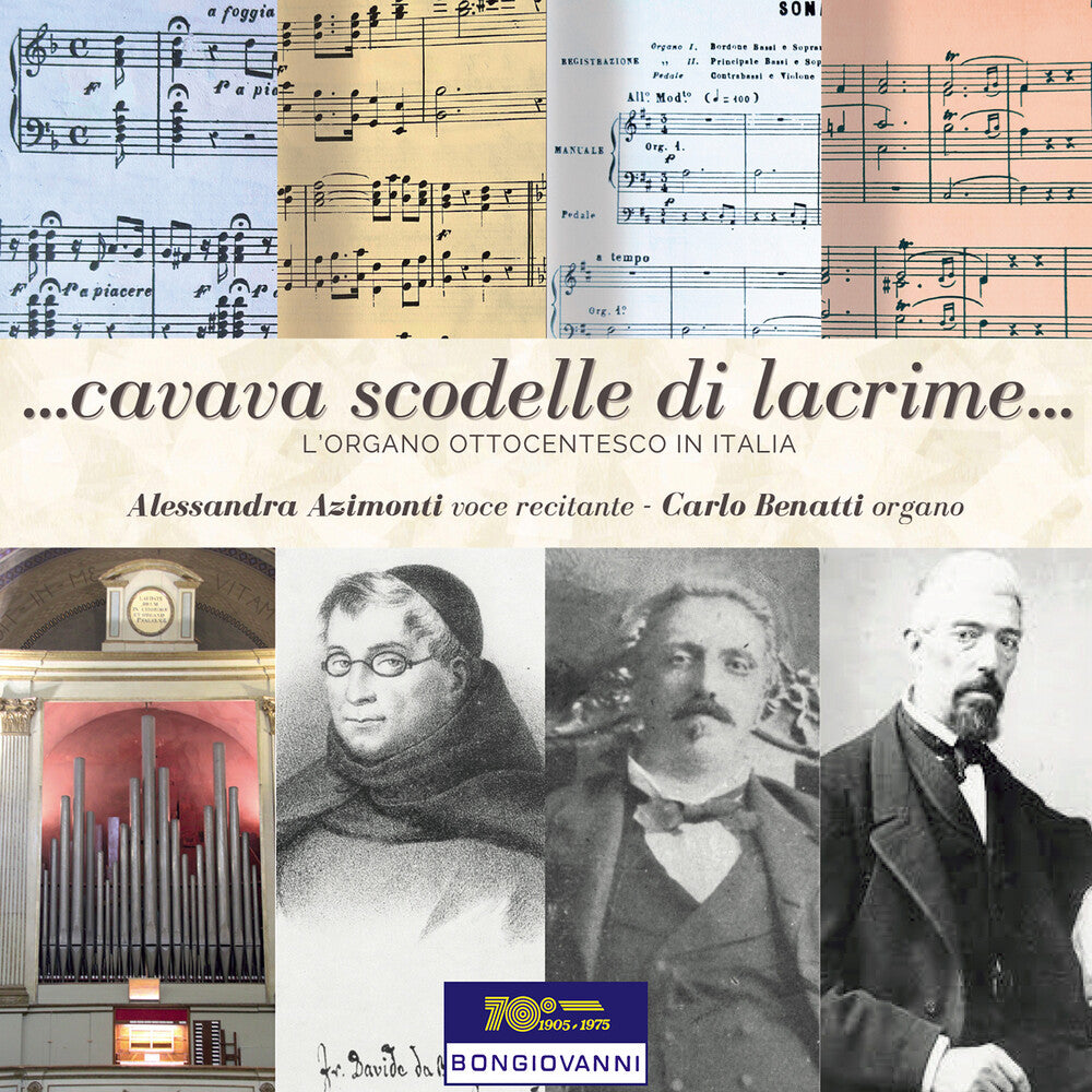 the album cover for Carlo Benatti - L'organo Ottocentesco In Italia - 19th-Century