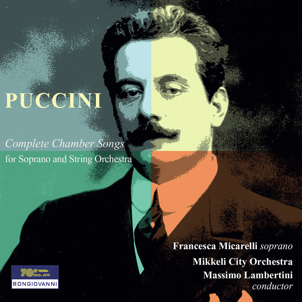 the album cover for Francesca Micarelli - Puccini: Complete Chamber Songs