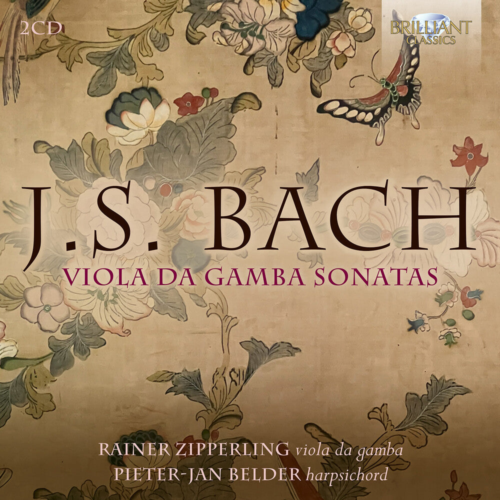 the album cover for Rainer Zipperling - J.S. Bach: Viola Da Gamba Sons