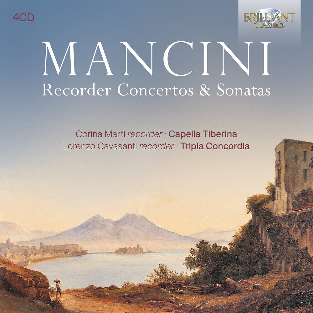 the album cover for Tripla Concordia - Mancini: Recorder Cons & Sons
