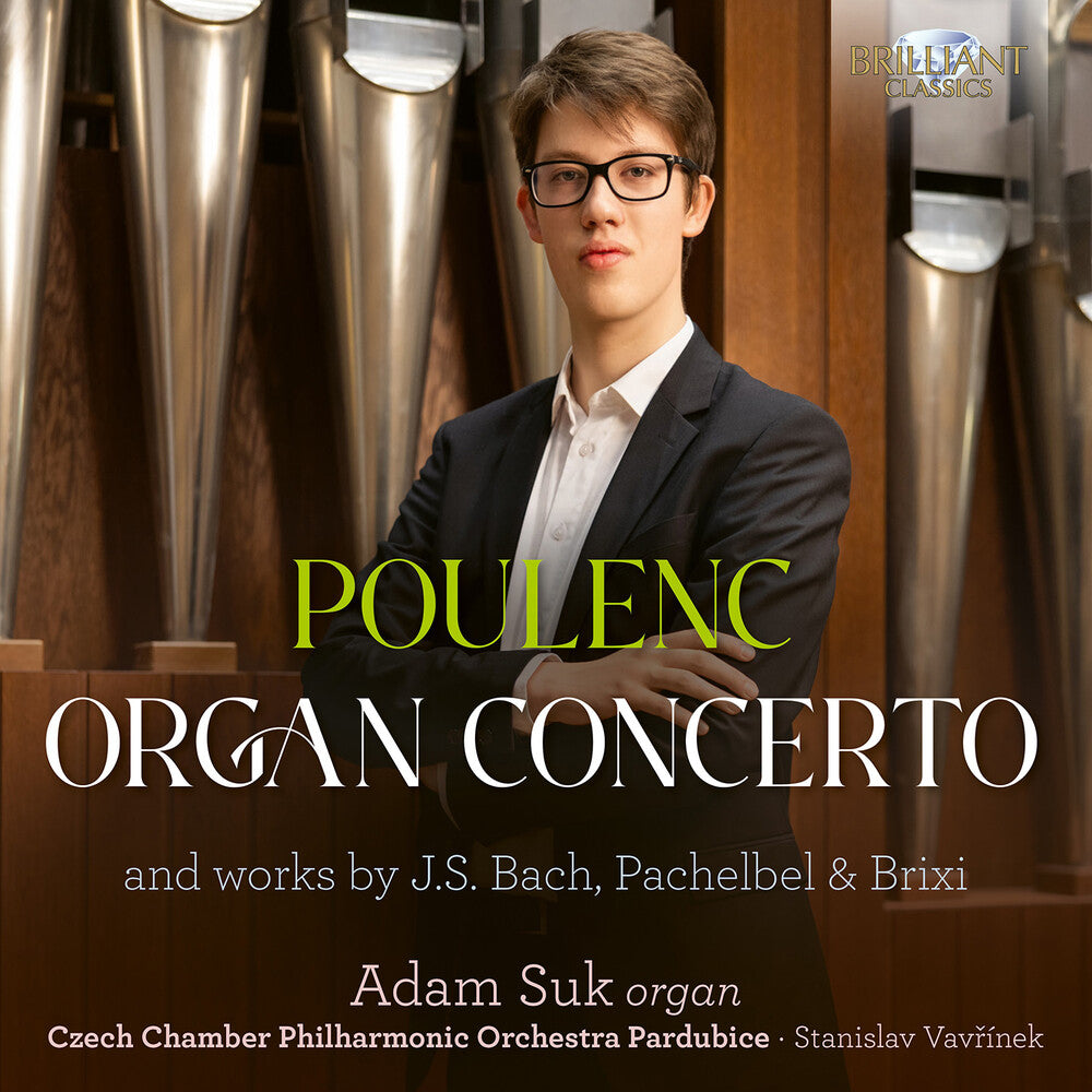 the album cover for Adam Suk - Poulenc: Organ Concerto