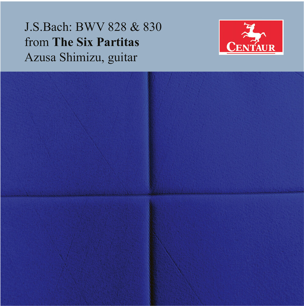 the album cover for Azusa Shimizu - J.S. Bach: Bwv 828 & 830 From The Six Partitas