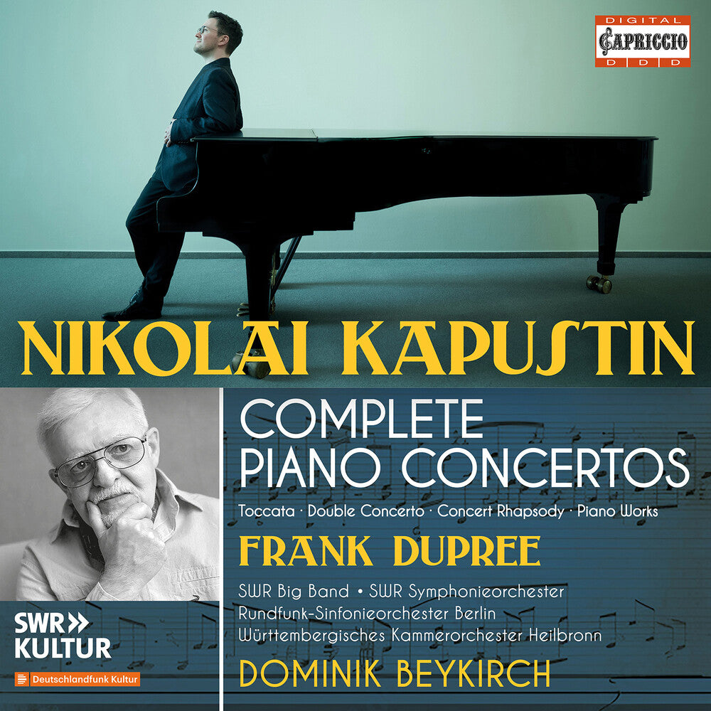 the album cover for Frank Dupree - Nikolai Kapustin: Complete Pno Cons