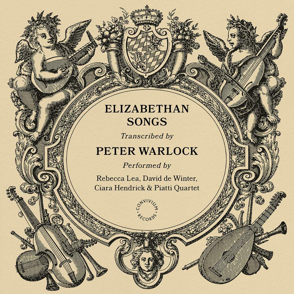 the album cover for Rebecca Lea - Peter Warlock: Elizabethan Songs