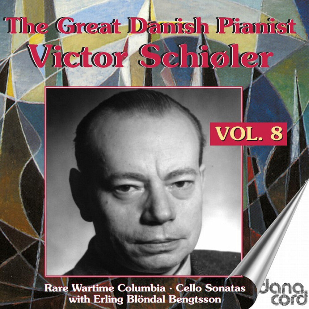 the album cover for Erling Bengtsson  Blondal - Great Danish Pianist Victor Schioler Vol. 8