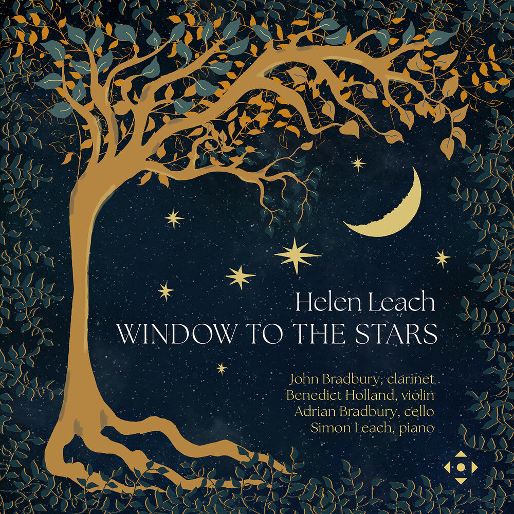 the album cover for John Bradbury - Helen Leach: Window To The Stars