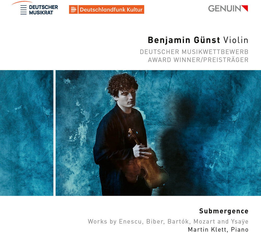 the album cover for Benjamin Gunst - Submergence
