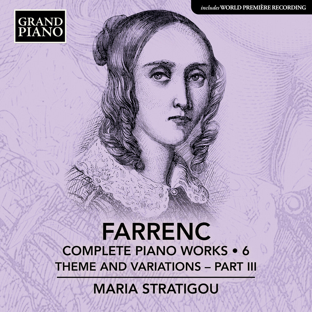 the album cover for Maria Stratigou - Farrenc: Complete Pno Works Vol. 6