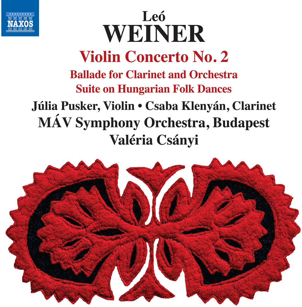 the album cover for Csaba Klenyan - Weiner: Complete Works For Orch Vol. 5