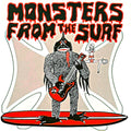 the album cover for Monsters From The Surf - Monsters From The Surf