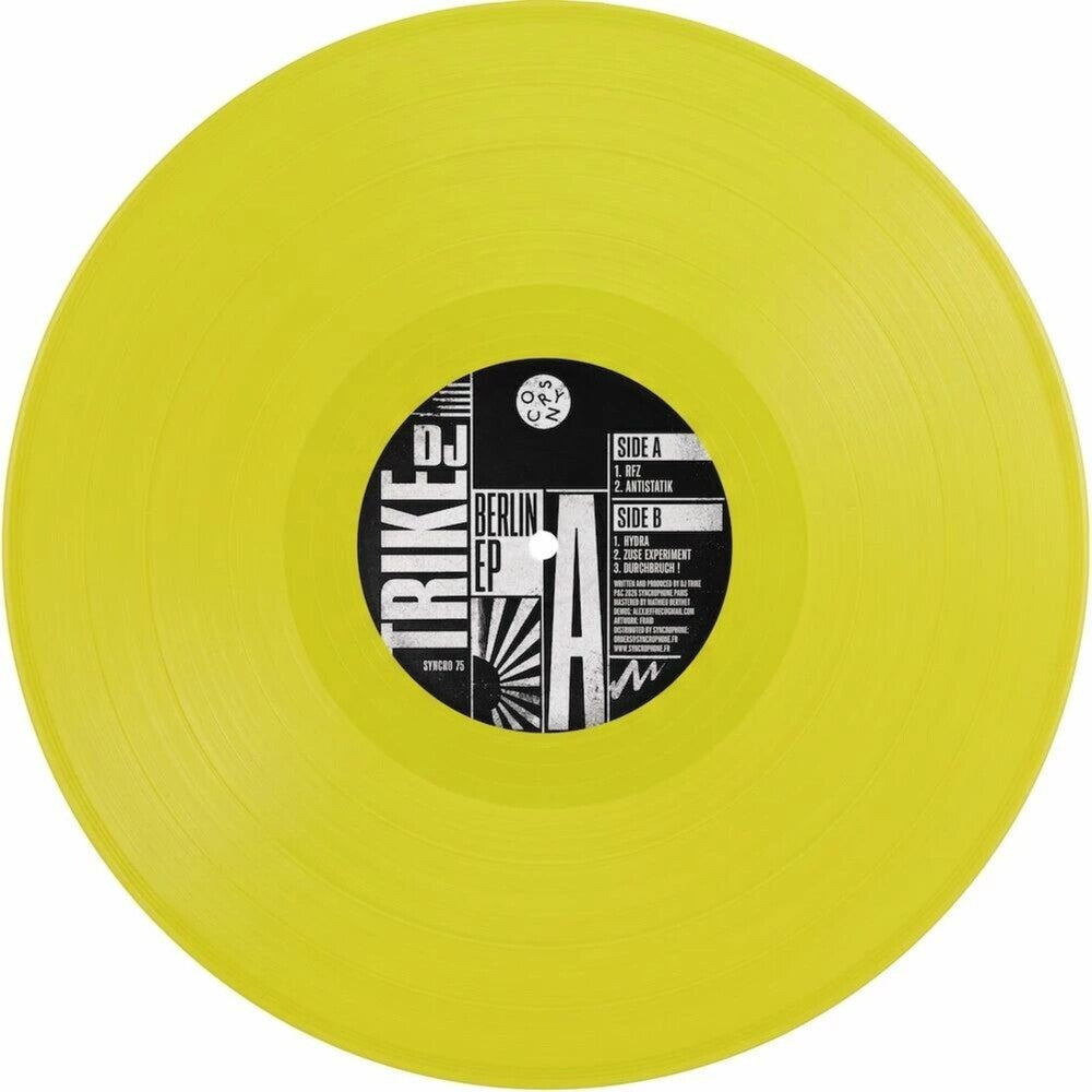 the album cover for Dj Trike - Berlin [Colored Vinyl] (Ylw)
