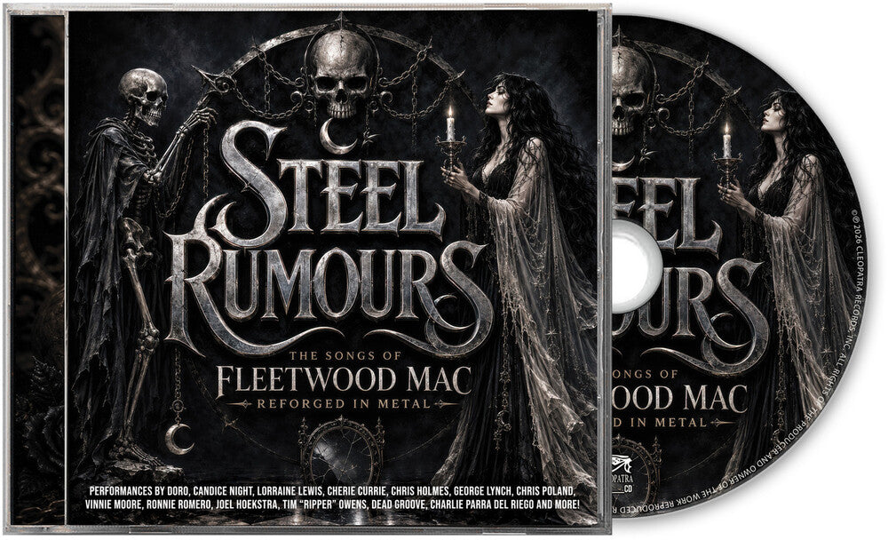 the album cover for Various Artists - Steel Rumours - The Songs of Fleetwood Mac Reforged in Steel