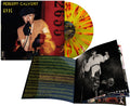the album cover for Robert Calvert - Hype [Orange Red Yellow Splatter]