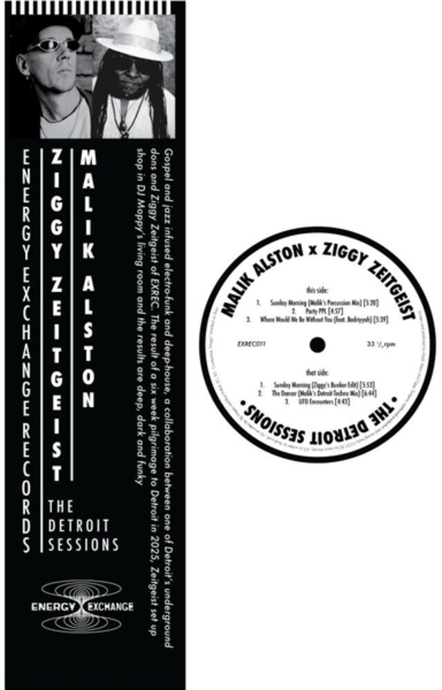 the album cover for Ziggy Zeitgeist / Malik Alston - Detroit Sessions (Ep)