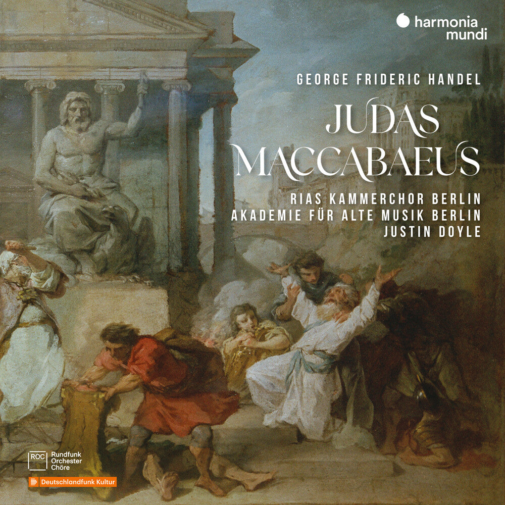 the album cover for Akademie Fur Alte Musik Berlin - Handel: Judas Maccabaeus
