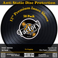 Factory Records 12" Anti Static Inner Sleeve (Pack of 50)