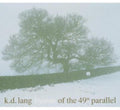 the album cover for k.d. lang - Hymns of the 49th Parallel